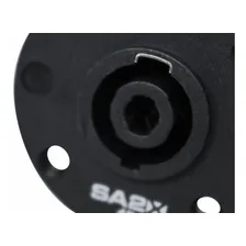5 Conector Speakon Painel Redondo Fêmea 4 Vias C/ Trava Sa2x Foto mini  3