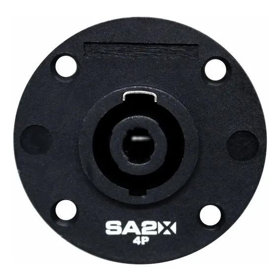 5 Conector Speakon Painel Redondo Fêmea 4 Vias C/ Trava Sa2x Foto 1