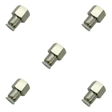 5 Conexões Pneumáticas Reta Fêmea Engate Rápido 1/4x6mm Bsp Foto mini 3