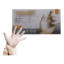 5 Cxs Luva De Procedimento Vinil Sem P贸 - Talge Tam. M Foto mini 3