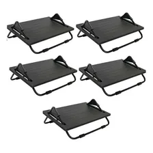 5 Descansos Ergonômicos Para Os Pés Em Mdf Com Regulagem Foto  mini 1