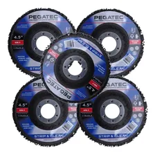 5 Discos Remulver 115mm Strip & Clear Pegatec Cor Preto Foto  mini 1