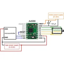 5 Drive A4988 P/ Motor Passo Bipolar Cnc - Leia A Descrição Foto mini  3