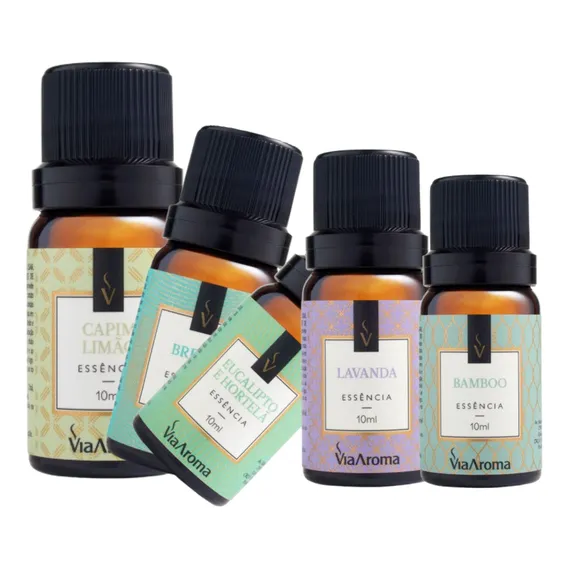 5 Essencias Para Aromatizador Elétrico Com 10ml Via Aroma Foto 1