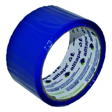 5 Fita Grossa Adesiva Durex 48mm X 40m Azul Altape Liso Foto mini 4