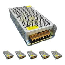 5 Fontes Chaveada 12v 15a 180w Bivolt P Fita Led E Cftv Foto mini 1