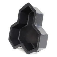 5 Formas Para Piso Calçada Bloquete Estrela 3 Pontas 23x23x6 Foto mini  2