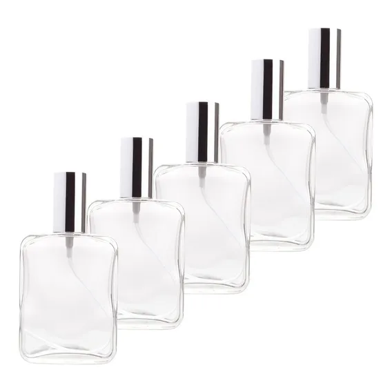 5 Frascos Perfume Com Válvula Luxo 100 Foto 1