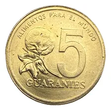5 Guaranies Fao Fc - Moeda De Paraguai Foto mini 1
