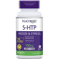 5-htp 5htp 5 Htp 100mg 45 Caps Natrol Importado Original Foto mini 4