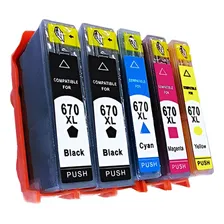 5 Ink Advantage 4615 5525 4625 3525 Cartucho 670xl Foto mini 3