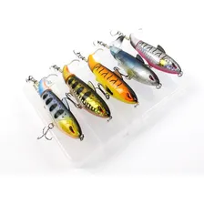 5 Iscas Artificiais Whopper Plopper Tucunare Traira Cor Variado Foto mini 2