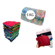 5 Kg Estopa Pano Retalho Limpeza Costurado Cor Colorida Foto mini  2