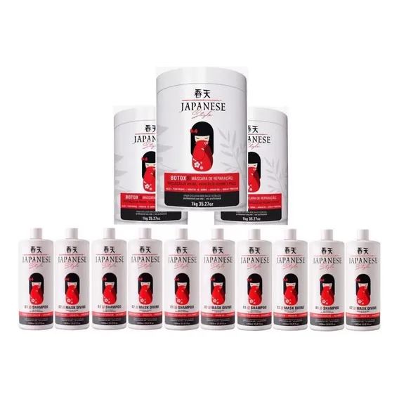 5 Kit Japonesa Style + 3 Redutox Japonesa 1kg Foto 1