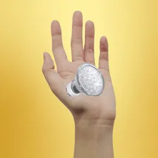 5 Lâmpada Dicróica Mr16 Led1w 18 Leds + ( 5 Soquetes Gu10 ) Foto mini 3