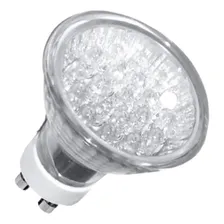 5 Lâmpada Dicróica Mr16 Led1w 18 Leds + ( 5 Soquetes Gu10 ) Foto mini 2