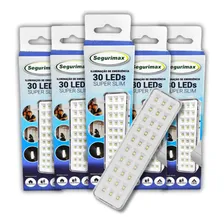 5 Luminária Luz Lampada De Emergência 30 Leds Segurimax Foto mini  3