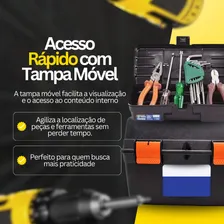 5 Maletas Ferramentas Caixas Reforçadas Pequena Grande Socram Foto mini 4