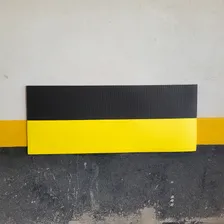5 Manta Eva Protetor De Parede 40x100 Garagem Estacionamento Cor Preto E Amarelo Foto mini 3