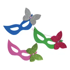 5 Máscaras De Carnaval Eva Rosto Ou Decoração Imediato Foto mini 2