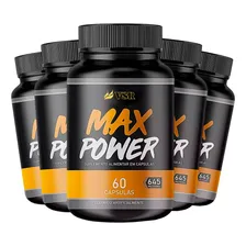 5 Max Power 60 C谩psulas - F贸rmula Concentrada 645mg Sabor Tadala Foto mini 1