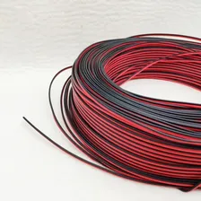 5 Metros Cabo Flat 2 Vias 22awg - Preto E Vermelho Foto mini 4