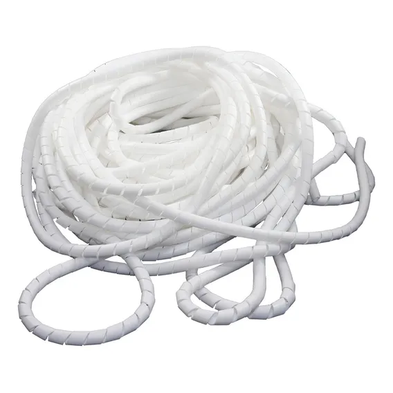 5 Metros Organizador Fios Espiral Branco 5/8- Foto 1