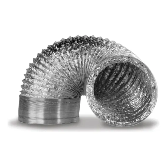 5 Metros Tubo Flexível Aluminizado 200mm Rolo Duto Foto 1