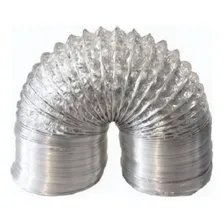 5 Metros Tubo Flexível Aluminizado 200mm Rolo Duto Foto mini 2