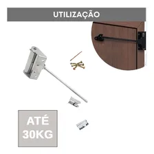 5 Mola Starfer Aerea Fechamento De Porta Automatica Leve 30kg Prata Foto mini  3