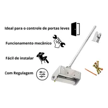 5 Mola Starfer Aerea Fechamento De Porta Automatica Leve 30kg Prata Foto mini 4