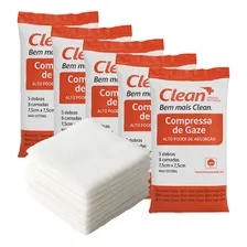 5 Pacotes Compressa De Gaze Hidrófila Curativo 9 Fios 180g Cor Branco Foto  mini 1