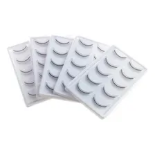 5 Pares De Cílios Treino Extensão Fio A Fio E Volume Russo Foto mini  3