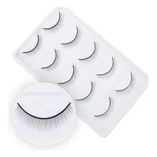 5 Pares De Cílios Treino Extensão Fio A Fio E Volume Russo Foto  mini 1