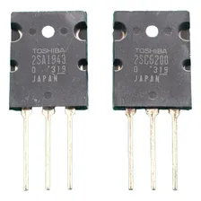 5 Pares Transistor 2sa1943 / 2sc5200 Toshiba Foto mini 1