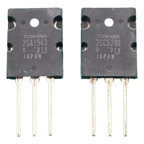 5 Pares Transistor 2sa1943 / 2sc5200 Toshiba Foto 1