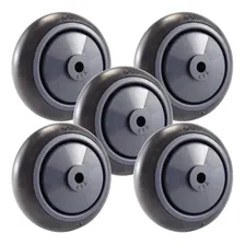 5 Pç Roda 412 Carrinho Supermercado Rodinha 4 Rodízio 80kg Foto  mini 1