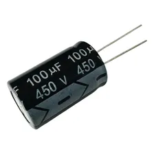 5 Pçs Capacitor Eletrolitico 100mf X 450v - 100x450v 105 Foto mini  2
