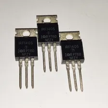5 PÇS Mosfet MOSFET IRF1405 Transistor Bipolar Foto mini 3