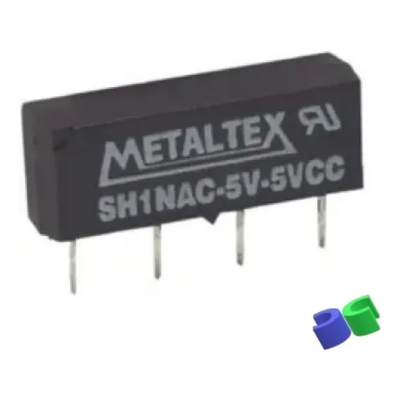 5 Peças - Relé Reed 5v - Sh1nac-5v / Sh1nac5 - Metaltex Foto 1