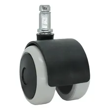 5 Roda Rodinha Silicone Para Cadeira Anti Risco Rodinha 11mm Foto mini  2