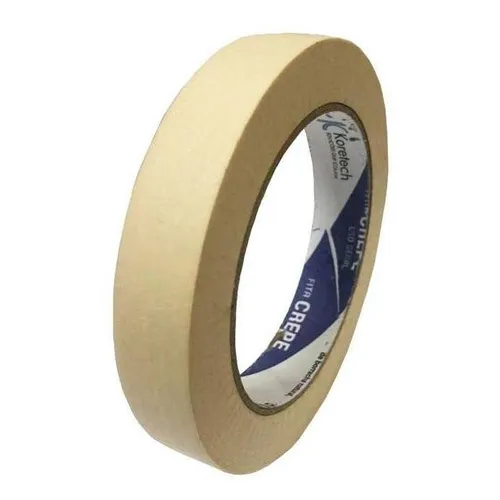 5 Rolo Fita Crepe Fina 18mmx45m Adesivo Uso Geral (1pct) Foto 1