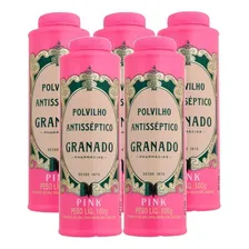 5 Talco Polvilho Antisséptico Para Os Pés Granado Pink 100g Foto mini 1