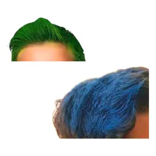 5 Tinta Cabelo Colorida Spray Carnaval Lavável 150ml Festas Cor Tinta Vermelha Foto mini 2