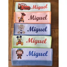 5 Toalhinhas De Mão Lavabinho 24x38cm Com Nome E Desenho Personalizado Foto mini 1