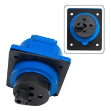 5 Tomada Embutir Azul 3p+t 32a 9h 220/250v N4249 Foto mini 4