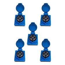 5 Tomada Embutir Azul 3p+t 32a 9h 220/250v N4249 Foto mini 1