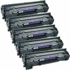 5 Toners Ce285a 85a Ce 285a Impressoras P1102w M1132 M1212 Foto  mini 1
