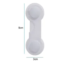5 Travas De Gaveta Porta Armario Segurança Proteçao Bebe Cor Branco Foto mini  3