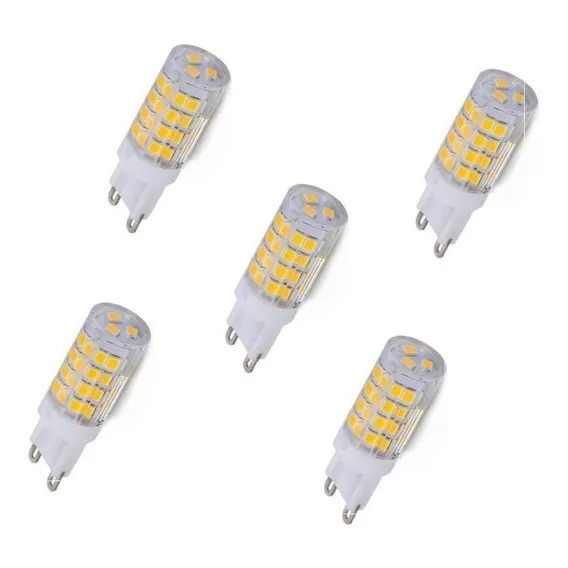 5 Und Lâmpada Led 5w G9 3000k Branco Quente Bivolt Luz Branco-quente 110v/220v (bivolt) Foto 1